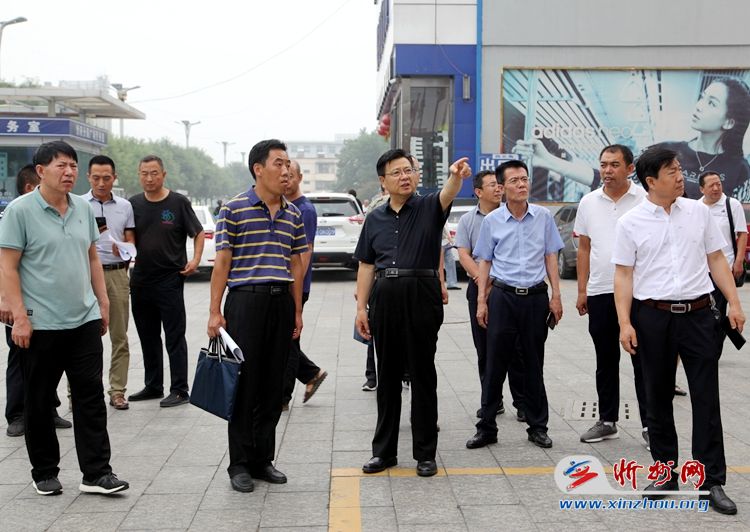 忻州市政府副市长安书田检查二青会比赛场馆等工作